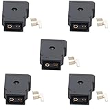 Perfk DSLR　リグケーブルアントンカメラバッテリーに対応　Dタップ　電源　ソケット　メス　5個入り　Dタップアダプタ