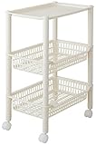 Like-it キッチンワゴン ストレージカート120 アイボリー