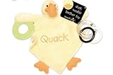 おもちゃ Mud Pie EIEIO Teether Mini-Blanket and Ring Toy Duck [並行輸入品]