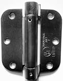 3.5 " X 3.5 " X 2.5 MM x 5 / 8 "半径調節可能なスプリングhinge- Oil Rubbed Bronze