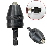 MOHOO 0.5～8mm キーレスドリルチャック ドライバー インパクトドライバアダプタ 1/4 '' 六角シャンクドリル