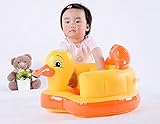 バスソファ バスチェア ベビーチェア お風呂用 お部屋用 ポンプ無し 持ち便利 通気性抜群