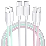 USB Type C ケーブル 3パック USBC to USB-C ケーブル 60W 急速充電 高耐久ナイロン USBケーブル iPhone 15 Pro Max/MacBook/iPad/Galaxy S20に対応 (1.5M)