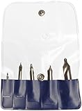 Chicago Latrobe 217 Series High Speed Steel Combined Drill and Countersink Set, Bright Finish, Plain