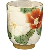 京焼 清水焼 陶あん窯 湯呑 (木箱入) 大 紅白梅 トウア017-01