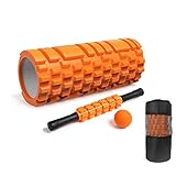フォームローラー 筋膜リリース ヨガポール マッサージボール マッサージローラースティック 3点セット フィットネス トレーニング器具 ストレス解消 筋肉痛改善 収納バッグ