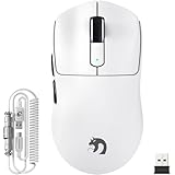MAMBASNAKE M3 ゲーミングマウス 超軽量 無線 マウス ワイヤレス2.4 G/Bluetooth/有線Type-C オリジナル PAW3395PRO センサー 最高クラスの精度 40000DPI DIY 持ち運びに便利 FSWQエンコーダー 億回寿命スイッチ 65時間連続プレイ 左右対称 PC/Mac対応 E-sports & FPS ゲーミング用 【公式直営店】 ホワイト
