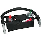 乳母車バギーオーガナイザー収納袋おしゃべりプッチチェアカップボトルホルダーハンガー収納ポーチ黒