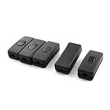 uxcell　電源コードスイッチ　ボタンスイッチ　オン/オフコントロール　プラスチック　ブラック　5個 AC 125V 3A 250V 6A