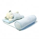 エルフ ベビー(Fairy Baby)新生児まくら ベビー枕 クッション 頭の形良くなる クマさんぬいぐるみ 0-3歳(ブルー くま)