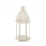 Sunshine Megastore Sublime Distressed White Large Lantern [並行輸入品]