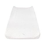 Burt's Bees Baby - Alphabet Bee Changing Pad Cover 100% Organic Changing Pad for Standard 16 x 32 Ch