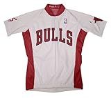 NBAシカゴブルズメンズ半袖サイクリングジャージー L