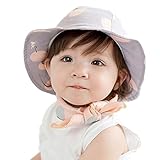 赤ちゃん 帽子 つば付き コットン 日差し (うす紫)