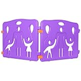Lil Jumbl赤ちゃんPlaypen ExtraパーツLarge ( 28.5 " X 23.5 ) – Set of 2 – パープル