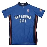 NBA Oklahoma City ThunderレディースShort Sleeve Away Cycling Jersey XL