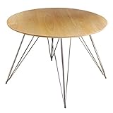 METAL LEG ダイニング テーブル サークル（ナチュラル）　　　　　　【サイクロン】【ステンレス製】【木製】【ホワイト】【カフェ】【ダイニング】【会議テーブル】【ワイヤーテーブル】【セブンチェア】【スパンレッグ】【円形】【丸テーブル】