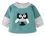 スモック エプロン 子供用 長袖 防水 食事エプロン 赤ちゃん 80 90 100 110 保育園 幼稚園 幼児 キッズ 食事 離乳食