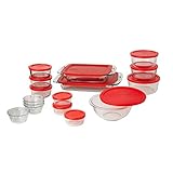 ワールドキッチンPyrex 28 Piece Prep Bake and Store食品ストレージセット