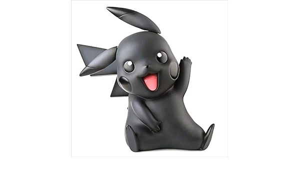 Amazon Co Jp 手作りモデルアニメキャラクターピカチュウ草かわいいポケモン静的デスクトップの装飾工芸モデル W6 7 Color Black ホビー