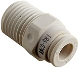 チヨダ ファイブ樹脂メイルコネクタ W(白)6ｍｍ・R1/4 FR602MW