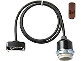 ジェネラル 1灯用ソケット 低温琺瑯 1mコード GENERAL SOCKET 1m E26_LOW ENAMELD 002960 ブラック（BK）
