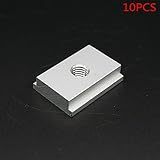 10PCSのSET、各種木工用治具用Tスロット用M6 Tスライダ