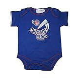 MLB Chicago Cubs ベビー Baby / Infant ワンピース半袖ボディスーツ/ロンパース/カバーオール One-Piece Short Sleeve Bodysuit / Romp