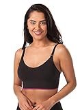 Leading Lady Women 's Dreamy快適シームレスなマタニティ授乳にスポーツブラ US サイズ: 3L カラー: ブラック