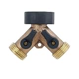 Green Thumb 13GT Green Thumb Brass Hose to Faucet Y-Connector [並行輸入品]
