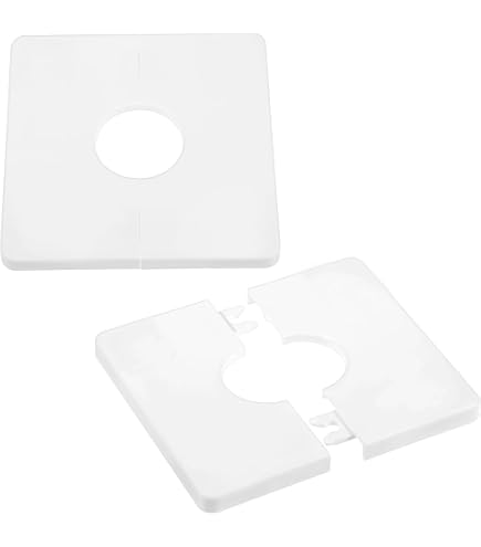 Qjaiune 10pcs Water Pipe Cover, 1 Inch / 25mm Wall Flange White Water Qjaiune 10pcs Water Pipe Cover, 1 Inch / 25mm Wall Flange White Water