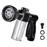 chrikathy Foam Sprayerガーデンホースノズルピストルグリップ8 wateringパターンクリーニング車犬ペットBathing、プラント、洗濯、庭Watering、床クリーニング