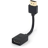 VCE HDMI 延長ケーブル TV Stick延長 HDMIオスメス変換 HDMI延長コネクター 4K HDMI2.0 短い スリム 14cm