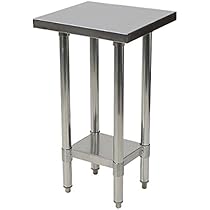 Amazon.co.jp: ステンレス 調理台 業務用 作業台 2段 幅500mm
