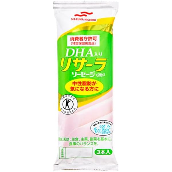 maru様♡専用ページ Amazon.co.jp: マルハ DHA入りリサーラソーセージω3本入 50g×3