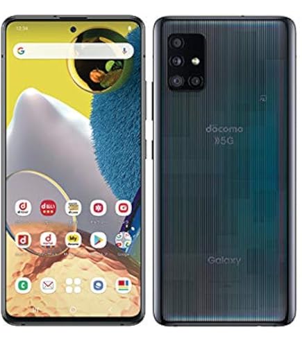 Galaxy A51 美品 Amazon.co.jp: SIM Free docomo Galaxy A51 5G SC-54A [Prism Brix