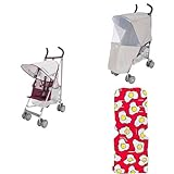 【セット買い】 Maclaren Strollers Volo シルバー/プラム + モスキートネット + シートライナー