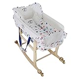 Decdeal 3-in-1 ポータブル ベビーベッド バシネット付き トラベルバスケット 蚊帳付き