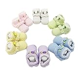 新生児ベビーガールプリンセス上質コットンレース靴下ギフトセット6ピース