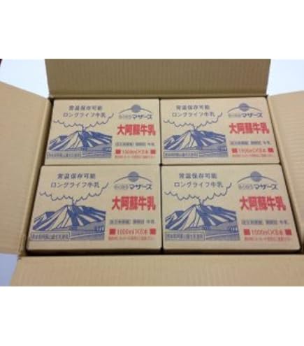 Amazon.co.jp: らくのうマザーズ 大阿蘇牛乳 200ml紙パック 24本入×3