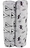 Alofa Pepe Muslin Swaddle Blankets for Boys and Girls, Baby Hut and Winter Deer, 2 Count by alofa pe