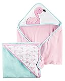 カーターズ Carter's フード付き タオル 2枚組 2-Pack Flamingo Hooded Towels フリーサイズ [並行輸入品]