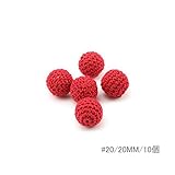 Mamimami Home おしゃぶり 歯がため かぎ針編みのビーズ DIY 歯固め ジュエリー 授乳 ネックレス ライト ガラガラ 赤ちゃんの玩具　幼児 はがため 手作り 木製 アクセサリー 新生児