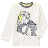 クレイジーエイト Crazy 8/ イーグル ティ アイボリー トップス長袖Tシャツ S【並行輸入】