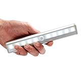 OxyLED? T-02 DIY Stick-on Anywhere Portable 10-LED Wireless Motion Sensing Closet Cabinet LED Night 