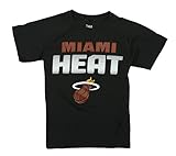 Miami Heat NBA Big Boys再生乾燥Shootingシャツ – ブラック S