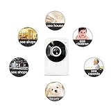 Wifi IPカメラ、ワイヤレスWiFi監視カメラ 動体検知/暗視機能・アラーム機能・動体検知/マイク・スピーカー付 for Baby/Nanny/ペット監視