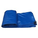 WUFENG オーニング 超厚い 雨布 防水 日焼け止め リノリウム 断熱 不凍液 PVC 3防衛 耐候性 折りたたみが簡単 車のトップ、 厚さ0.5mm 520g/M2 (色 : 青, サイズ さい