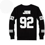 BTS Bangtan Boys ブラックパーカー セーター プルオーバー M