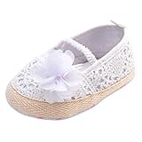ベビーシューズ ファーストシューズ ベビーフィート 女の子 幼児 編み物 可愛い ボトムソフト 3ヶ月-24ヶ月 サンダル hibote ホワイト 内径11cm